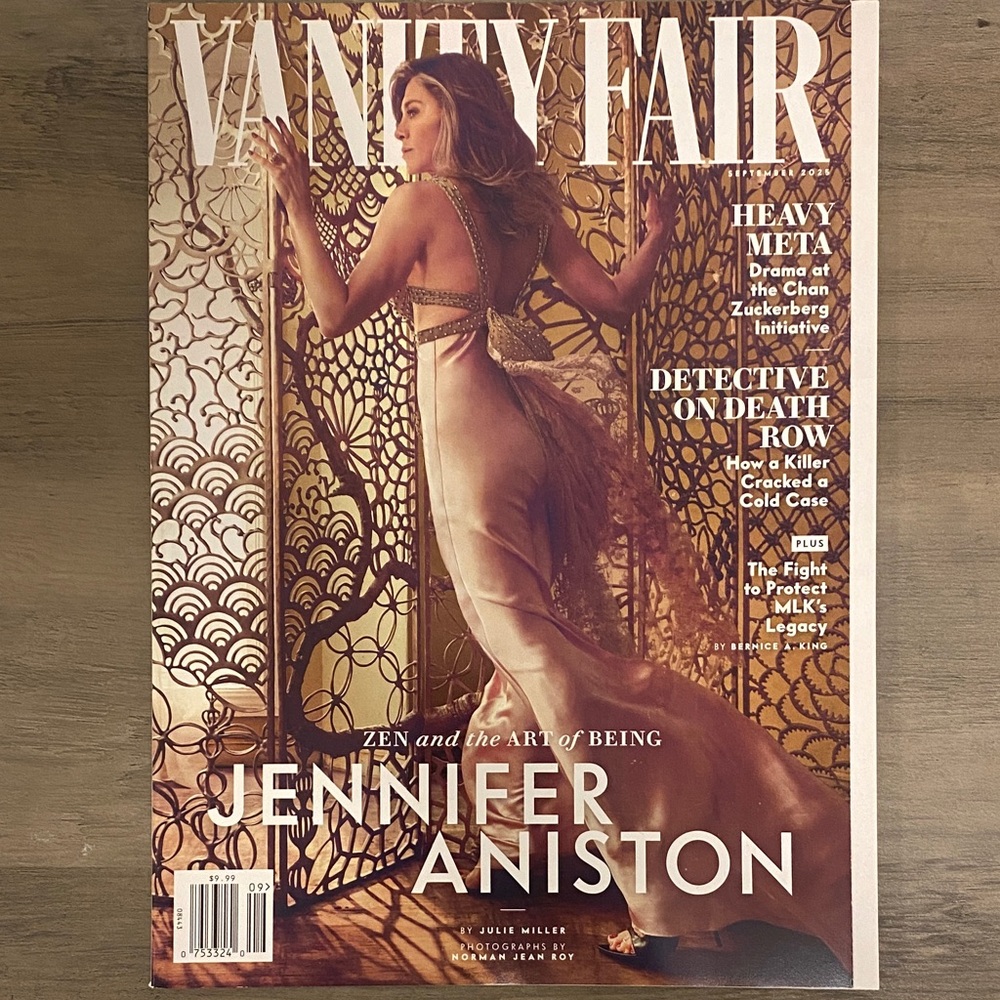 Vanity Fair Magazine with Jennifer Aniston Cover